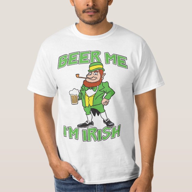 Beer Me, soy una camiseta irlandesa (Anverso)
