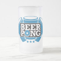Beer Pong 3 tazas - Azul