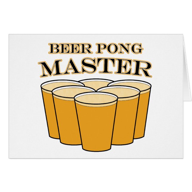 Beer Pong Master (Anverso (Horizontal))