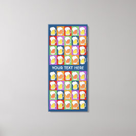BeER Pop Art personalizado impresión de lienzo