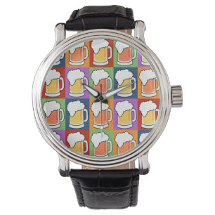 BeER Pop Art personalizados relojes