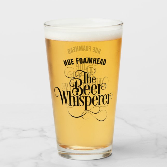 Beer Whisperer Glass (Anverso (lleno))