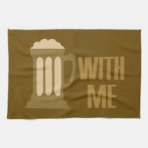 Beer with Me toalla de cocina