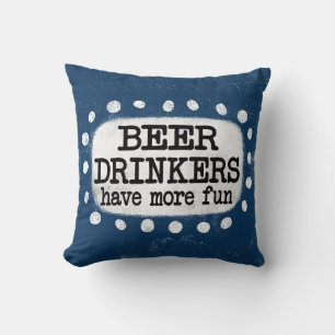 Beerros De Cerveza Tienen Más Cojín decorativo Div
