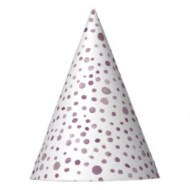 Beet Confetti Watercolor Dots Fiesta Gorra