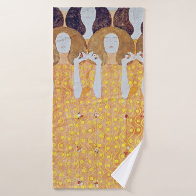 Beethoven Frieze (detalle), Gustav Klimt (Toalla de baño)