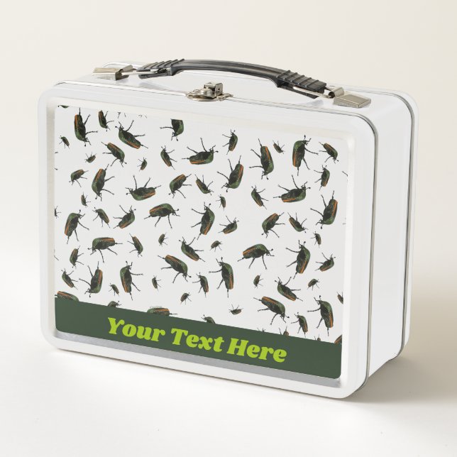 Beetle Bug Lunch Box - Personalización opcional (Anverso)