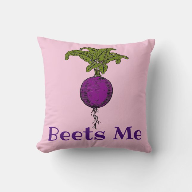 Beets Me Cojín decorativo (Anverso)