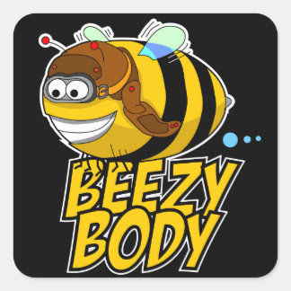 Beezy Body Bee Pegatina