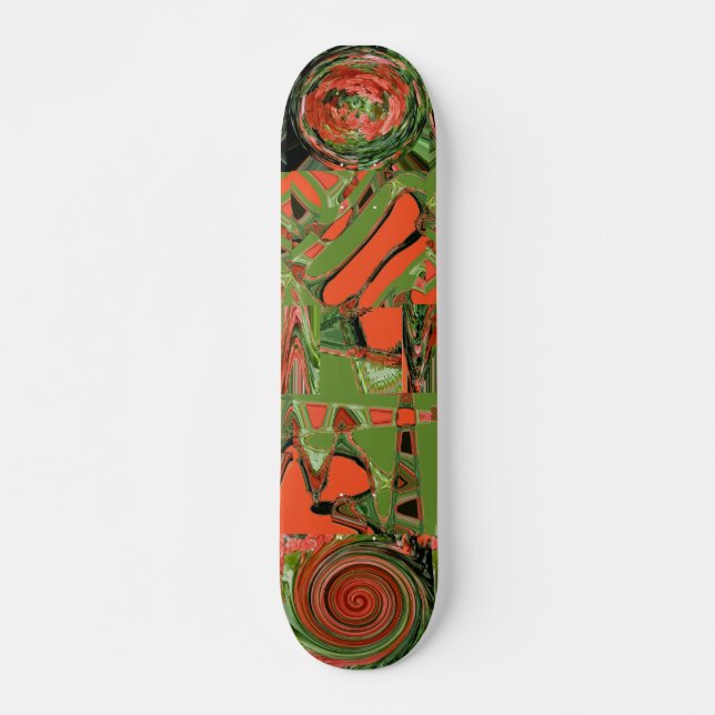 Begonia Abstract 2 Skateboard (Anverso )