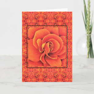 Begonia, Naranja de tarjetas de felicitación