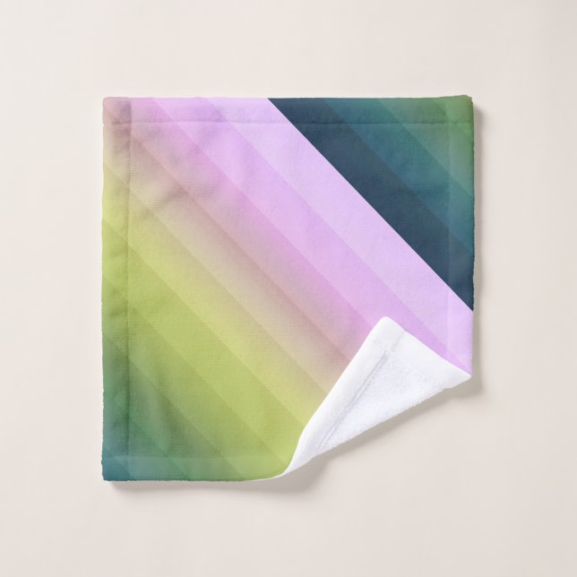 Bei verde gris oscuro degradado suave borroso (Toallita)