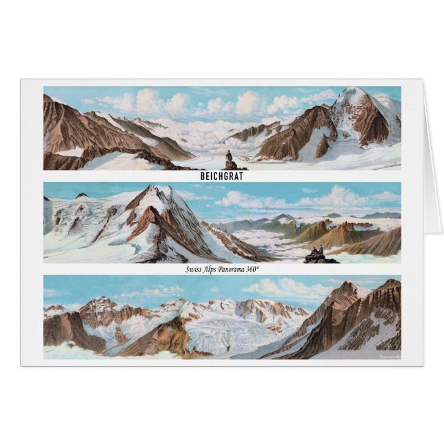 BEICHGRAT Swiss Alps Panorama 360° (Anverso (Horizontal))