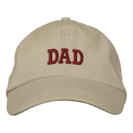 Beige Brown Daddy Embrodado gorro de béisbol