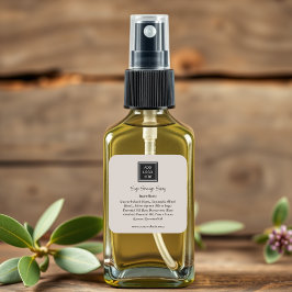 Beige | Etiquetas de productos con ingredientes pa