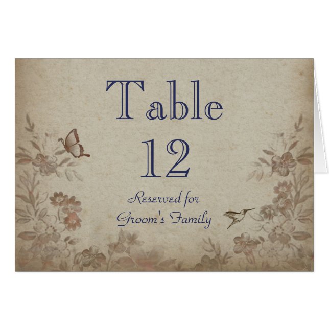 Beige floral vintage (Anverso (Horizontal))