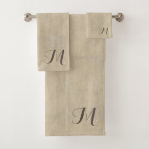 Beige Lime Wash Lujoso Monograma