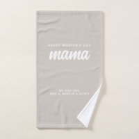 Beige moderno: Mamá llama al Día de la Madre