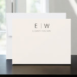 Beige Neutral Elegante Moderno Minimalista Gracias<br><div class="desc">Expresar gratitud con estilo usando nuestras tarjetas Classic Elegant Modern Minimalista Monograma Gracias. Diseñadas meticulosamente, estas tarjetas combinan perfectamente la sofisticación atemporal con el minimalismo contemporáneo, lo que las convierte en la elección perfecta para transmitir su apreciación. Diseñadas con precisión y atención a los detalles, estas tarjetas de agradecimiento son...</div>