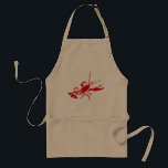Beige rojo del delantal el | de la langosta<br><div class="desc">Beige rojo del delantal el | de la langosta. Idea perfecta del regalo para el cocinero de los mariscos. Utilícelos para cocinar o asar a la parrilla los crustáceos en casa o el restaurante. Delantales del Bbq para los hombres y las mujeres.</div>