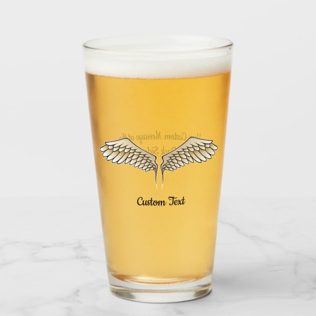 Beige Wings Glass (Anverso (lleno))