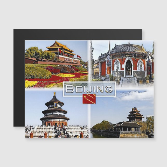 Beijing - China - Mosaico - (Anverso/Reverso)