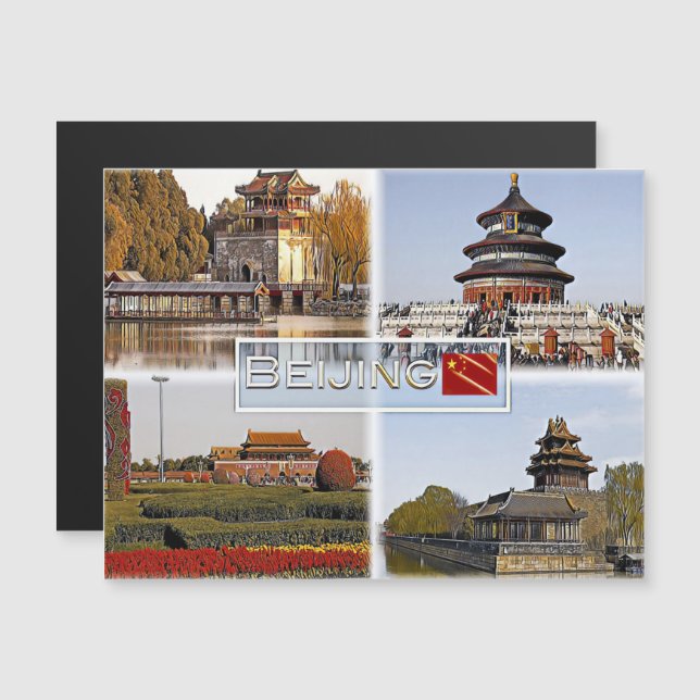 Beijing - China - Mosaico - (Anverso/Reverso)