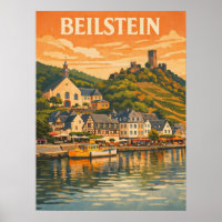 Beilstein Alemania Arte de Viaje Antiguo