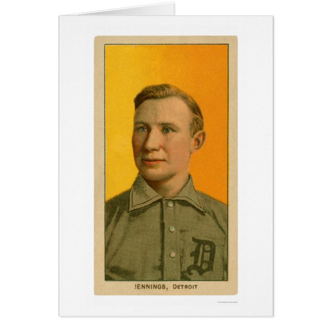 Béisbol 1909 de Hughie Jennings (Frente)