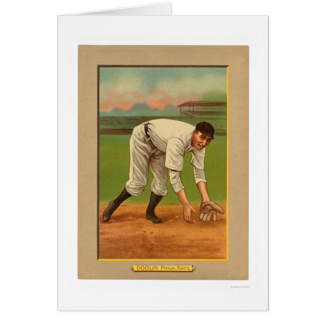 Béisbol 1911 de Mickey Doolan Phillies (Frente)