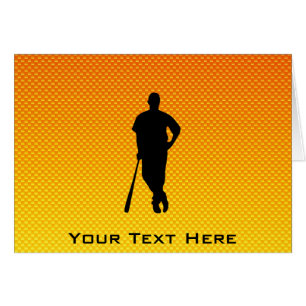 Béisbol amarillo-naranja