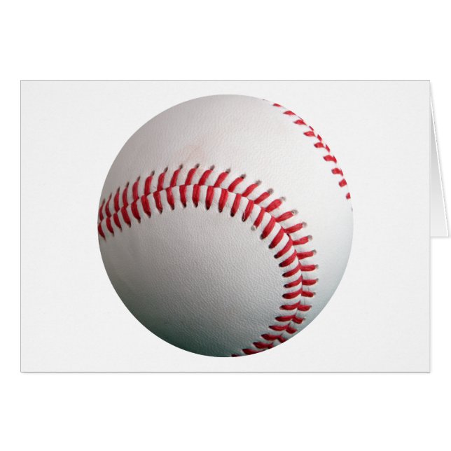 Béisbol Blanco Americano (Anverso (Horizontal))
