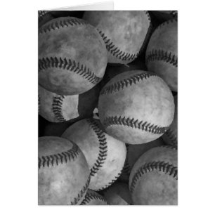 Béisbol blanco y negro