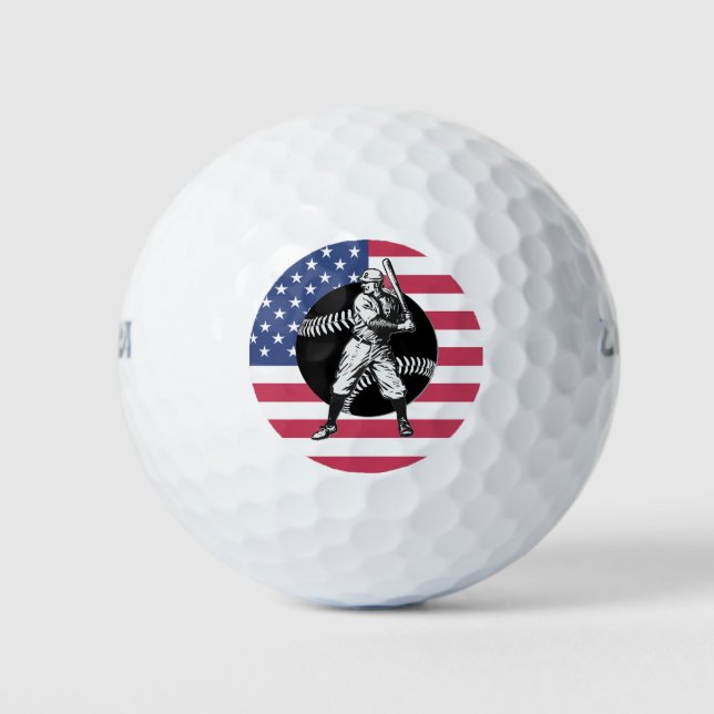 Béisbol: Bolas de golf antiguas (Anverso)