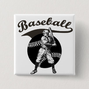 Béisbol: botón Vintage