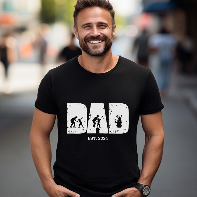 Béisbol DAD y Child EST. Camiseta de regalo de per (Subido por el creador)