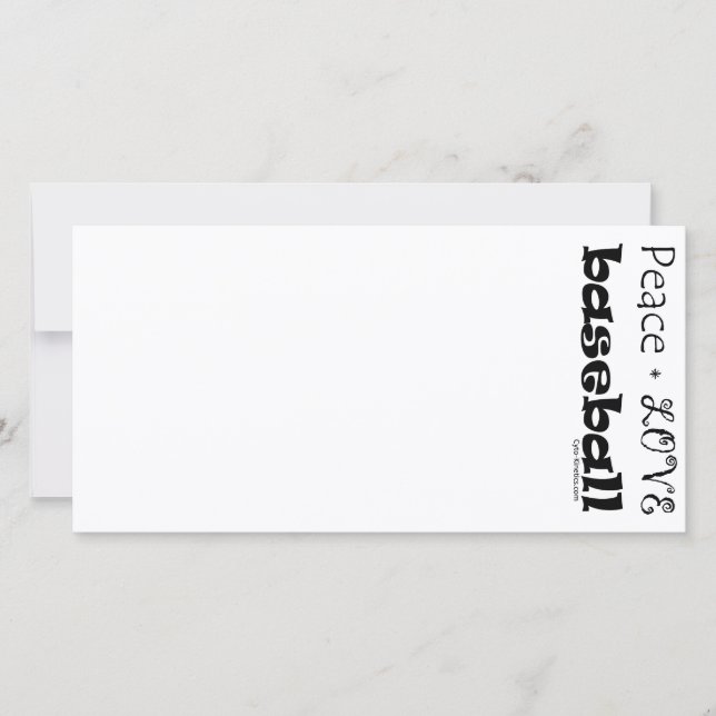 Béisbol de amor por la paz (Anverso)