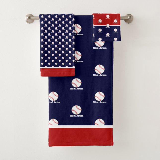 Béisbol de la Armada con nombre azul Deportes Niño (In situ)