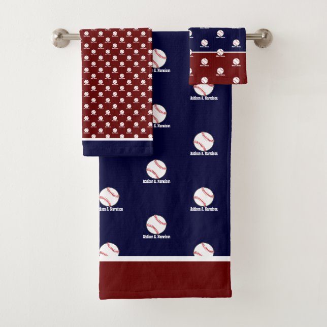 Béisbol de la marina azul marrón nombre sala depor (In situ)