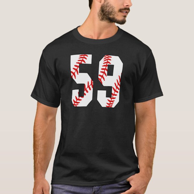 Béisbol de la vieja madre 59 Favorito de Jersey (Anverso)
