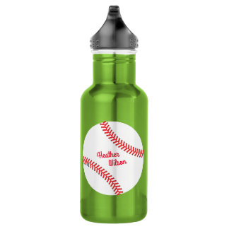 Béisbol Deportes Cute Niños Botella de Agua con No