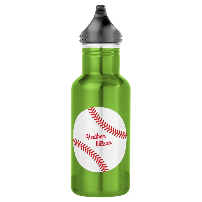Béisbol Deportes Cute Niños Botella de Agua con No (Derecha)