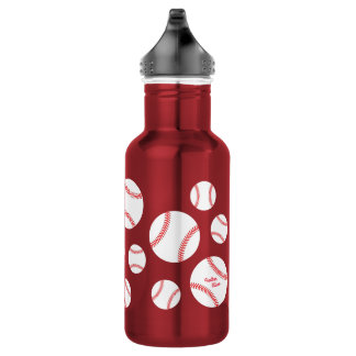 Béisbol Deportes Cute Niños Botella de Agua con No