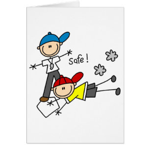 Béisbol él es tarjeta segura