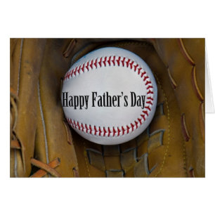 béisbol en guantes deportivos para papá