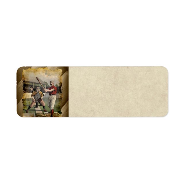 Béisbol: Etiqueta de dirección de retorno de cosec (Frente)