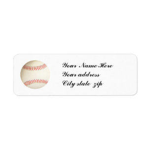 BÉISBOL, - ETIQUETAS DEL REMITE