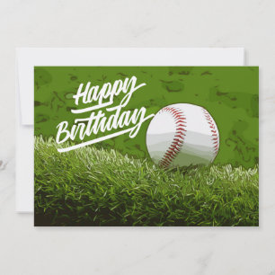 Béisbol Feliz cumpleaños con el baile sobre el cés