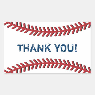 Béisbol Gracias Pegatinas