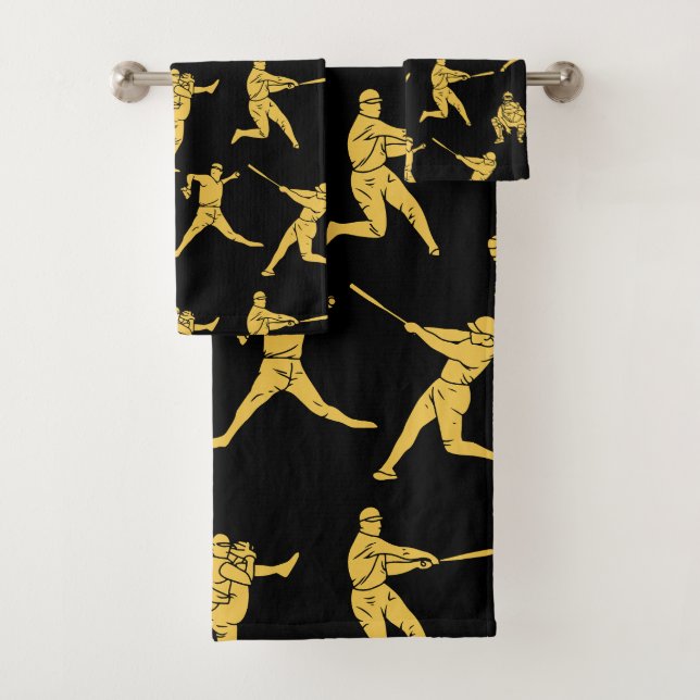 Béisbol Jugador Deportivo Catcher Gold Black (In situ)